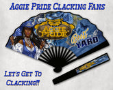 Aggie Boots on the Ground Clacking Fans