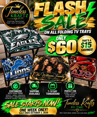 Customized Flash Sale ~ TV Folding Trays