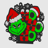 3D Grinch Ho Ho Ho Soap Holder - Digital Download Only