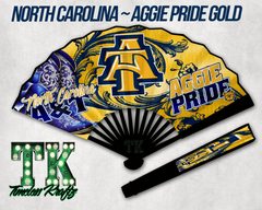 NCAT Aggie Pride Gold Clacking Fans