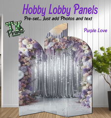 3 Piece HL Panel Presets - Add Photos and Text - DESIGN and PRINTS ONLY