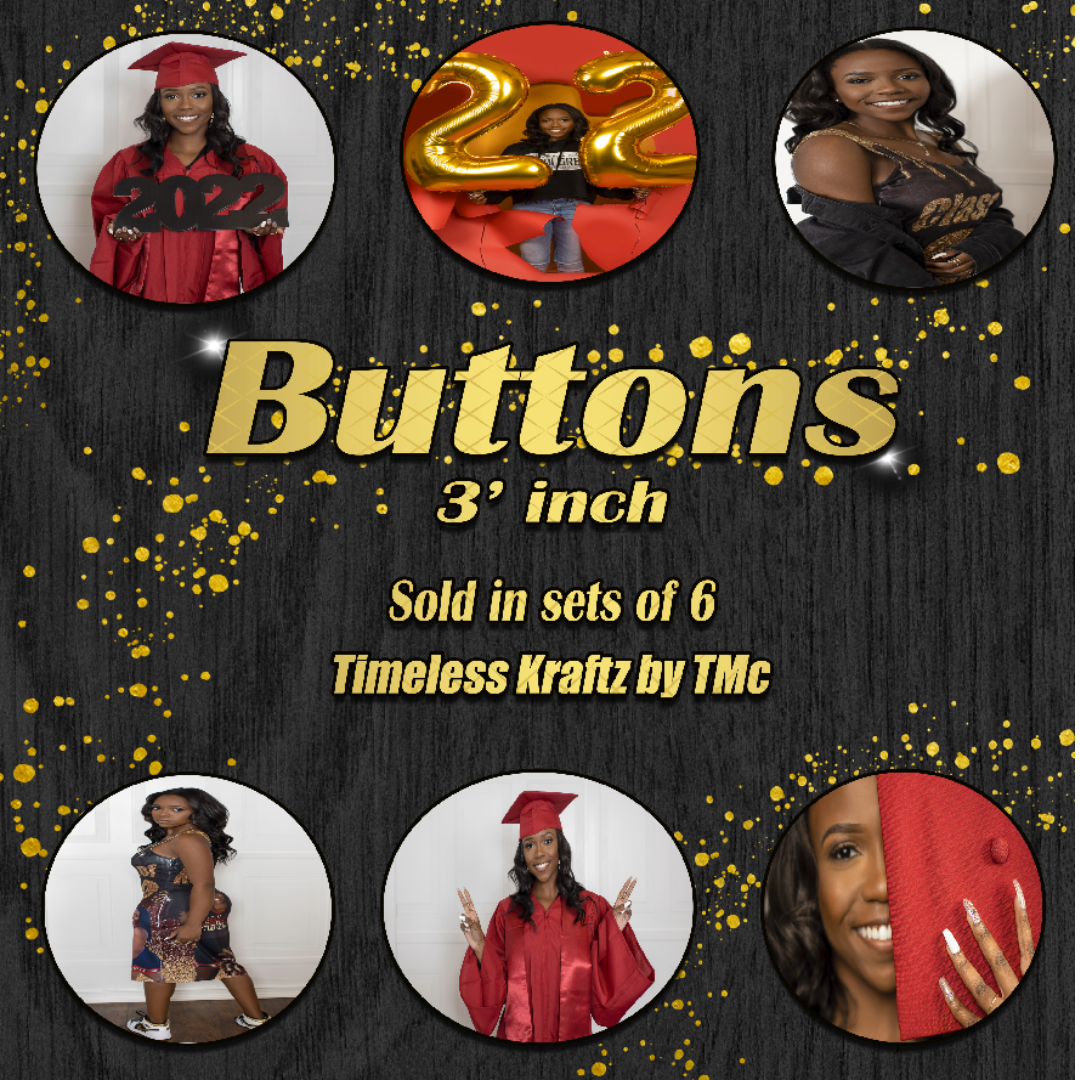 3 inch Buttons – Timeless Kraftz TMc