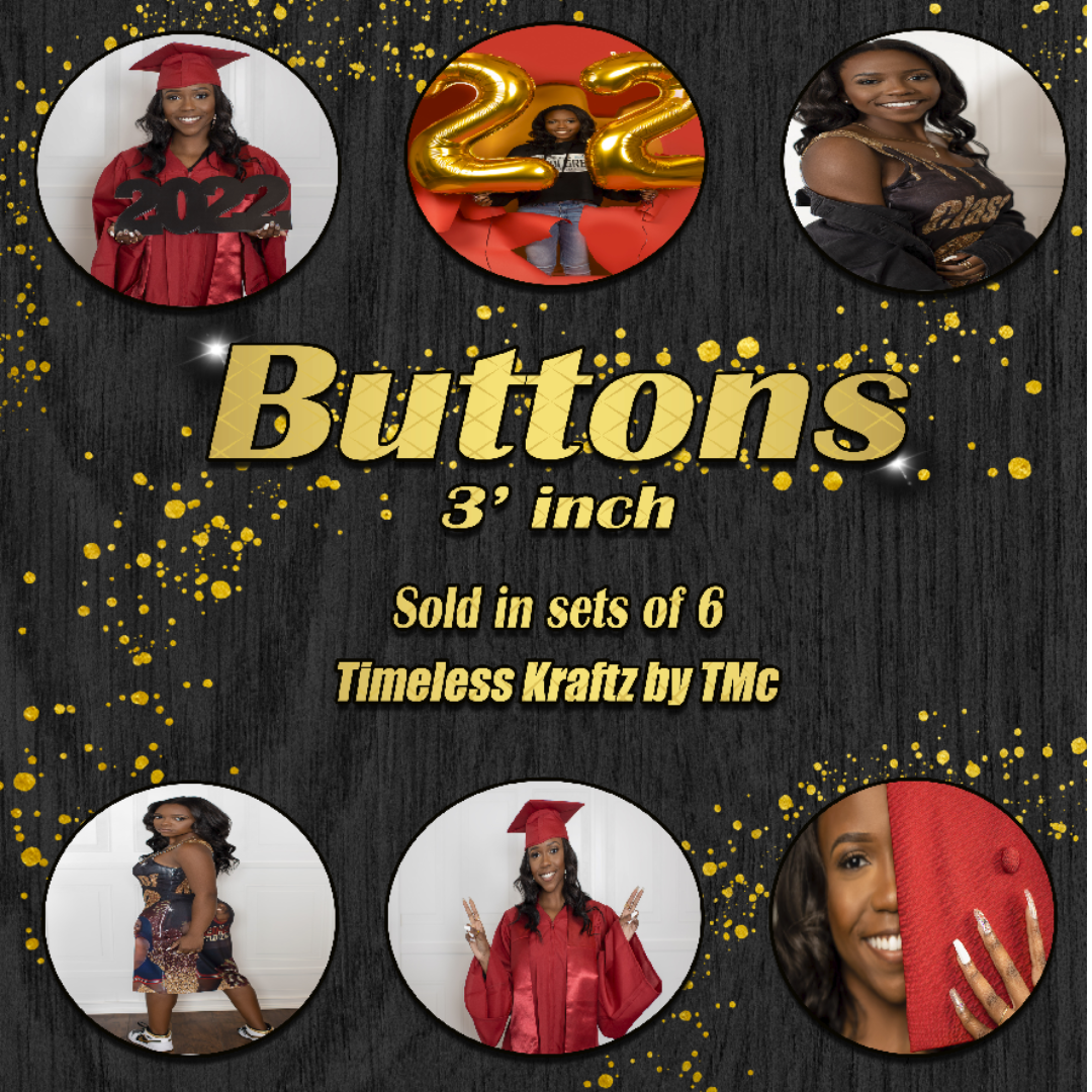 3 inch Buttons