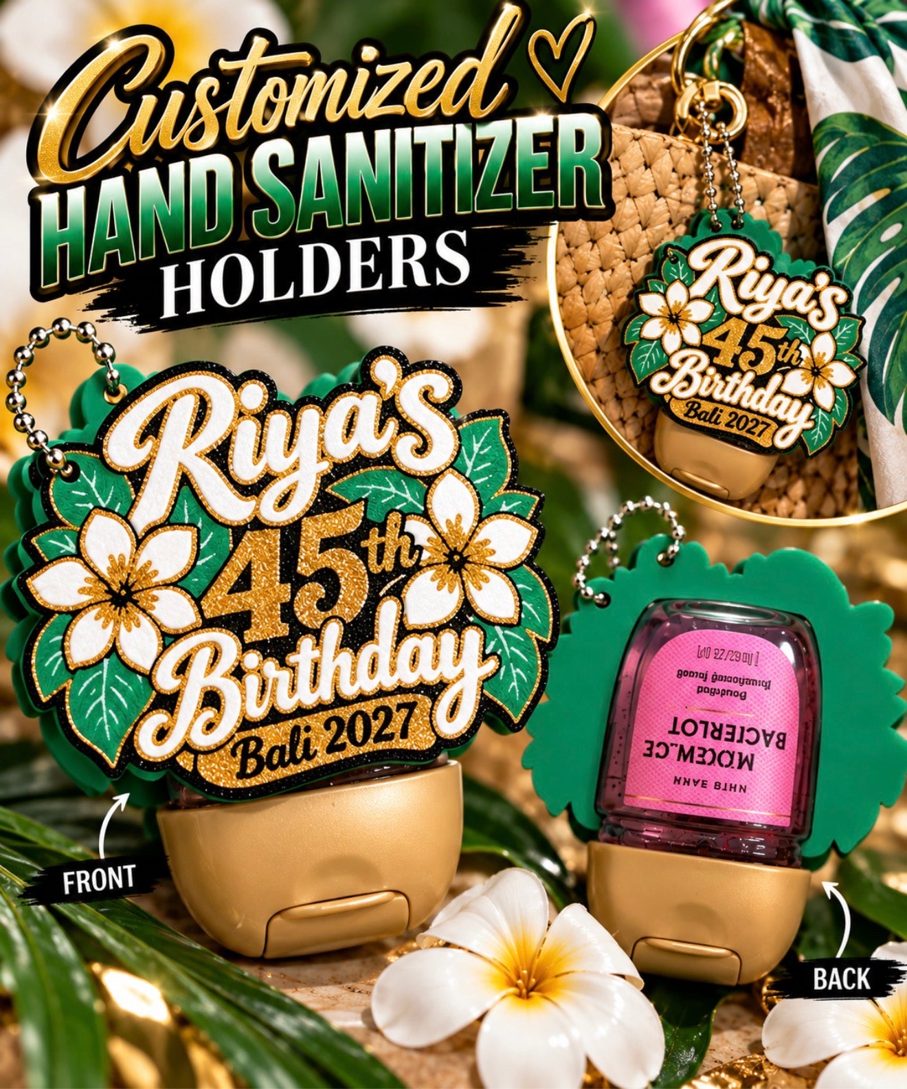 Customize Hand Sanitizer Holder