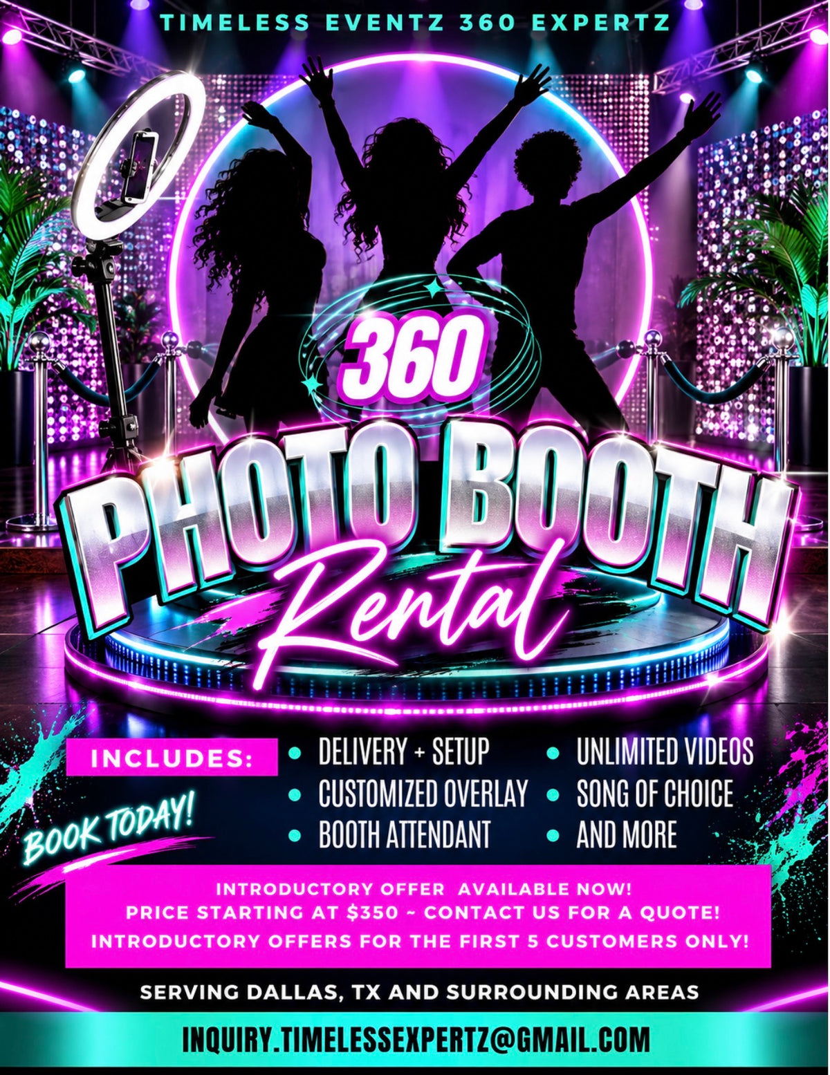 Timeless Eventz 360 Expertz ~ Deposit Or Paid In Full