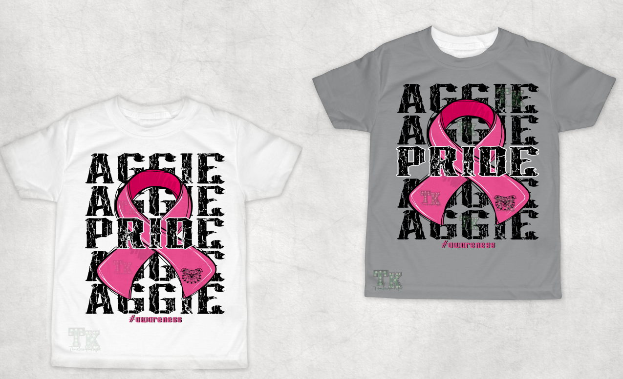 Aggie Pride For A Cure T-Shirt