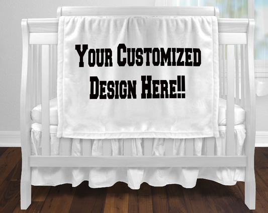 Customized Word Cloud ~ Baby Blanket