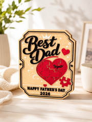 Customized Best Dad Sign