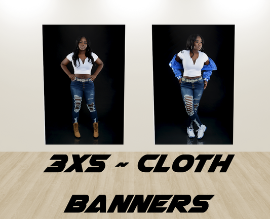 3x5 Cloth Photo Banner