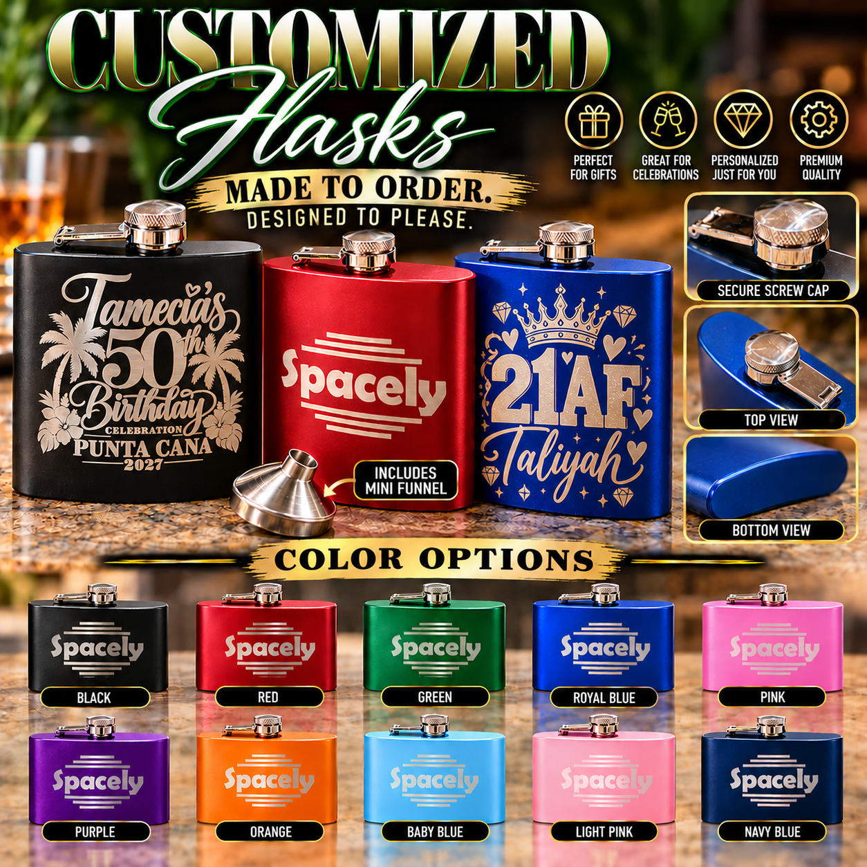 Personalized Flasks