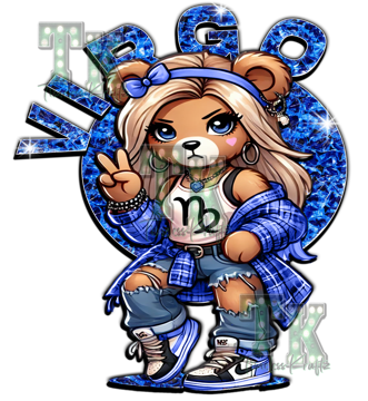 Female "Mean Bear" Zodiac T-Shirts