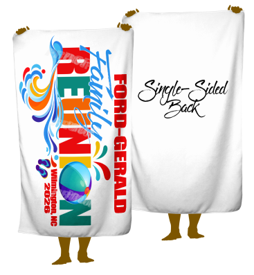 FORD-GERALD FAMILY RUNION BEACH TOWELS