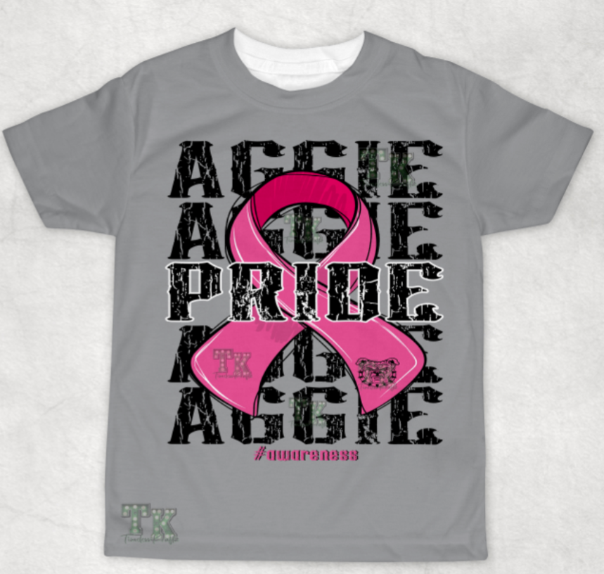 Aggie Pride For A Cure T-Shirt