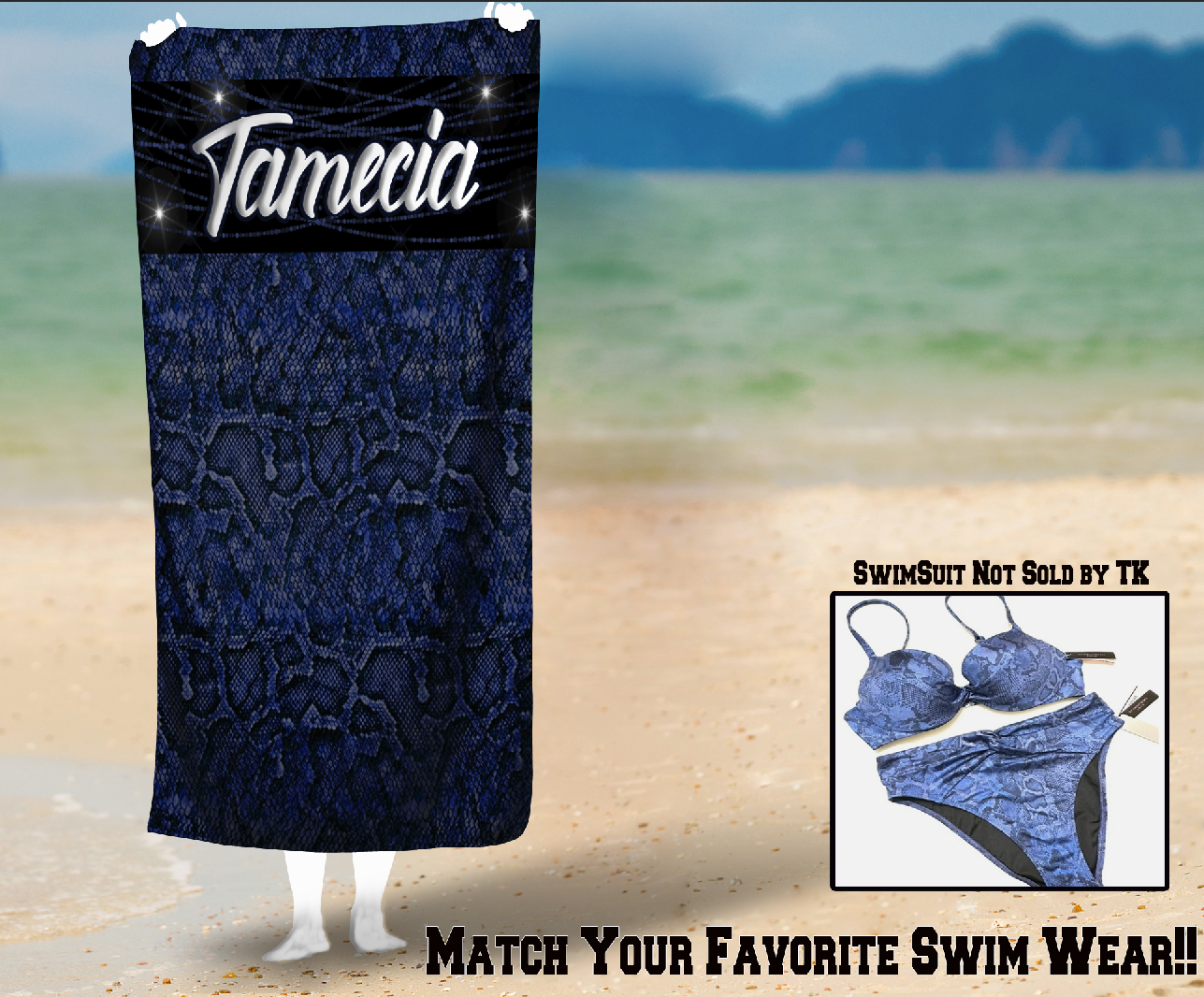 Customized Beach/Pool Towles - Adult