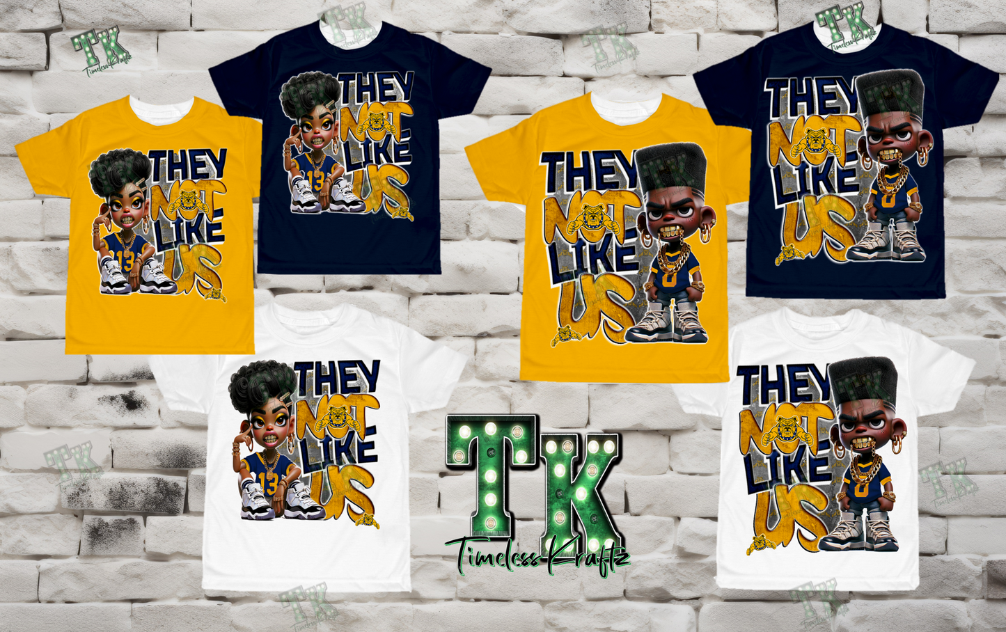 NCAT "They Not Like US" T-Shirts