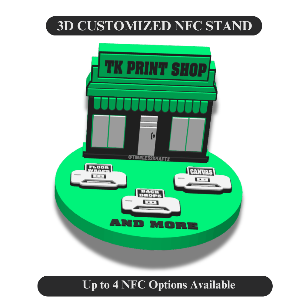 3D CUSTOMIZWD NFC Stand