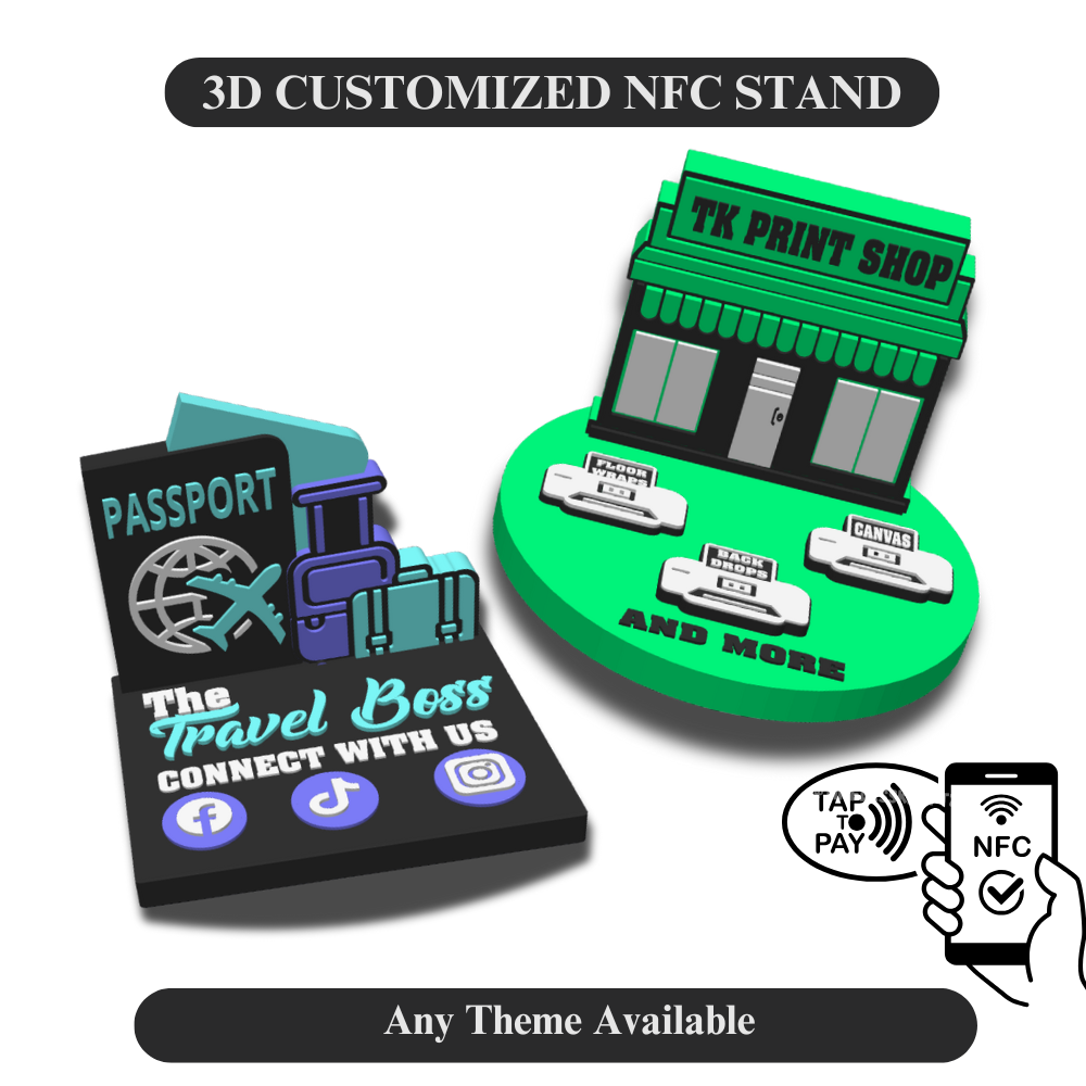 3D CUSTOMIZWD NFC Stand