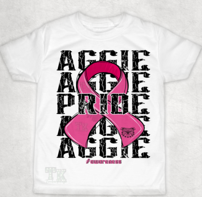 Aggie Pride For A Cure T-Shirt