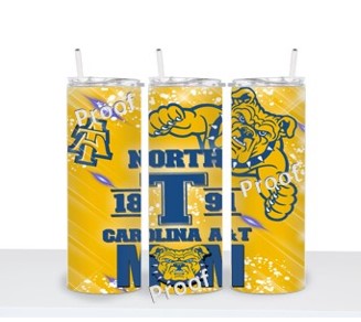 NC A&T Parent 20oz Tumblers