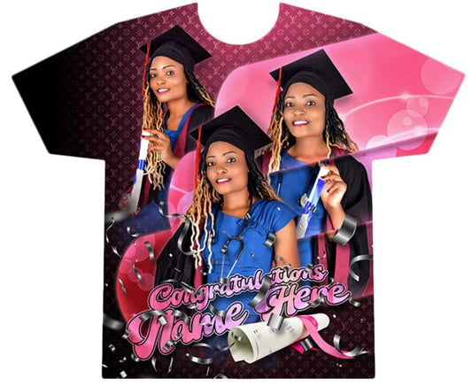 Customized All Over Print T-Shirt - Grad 2