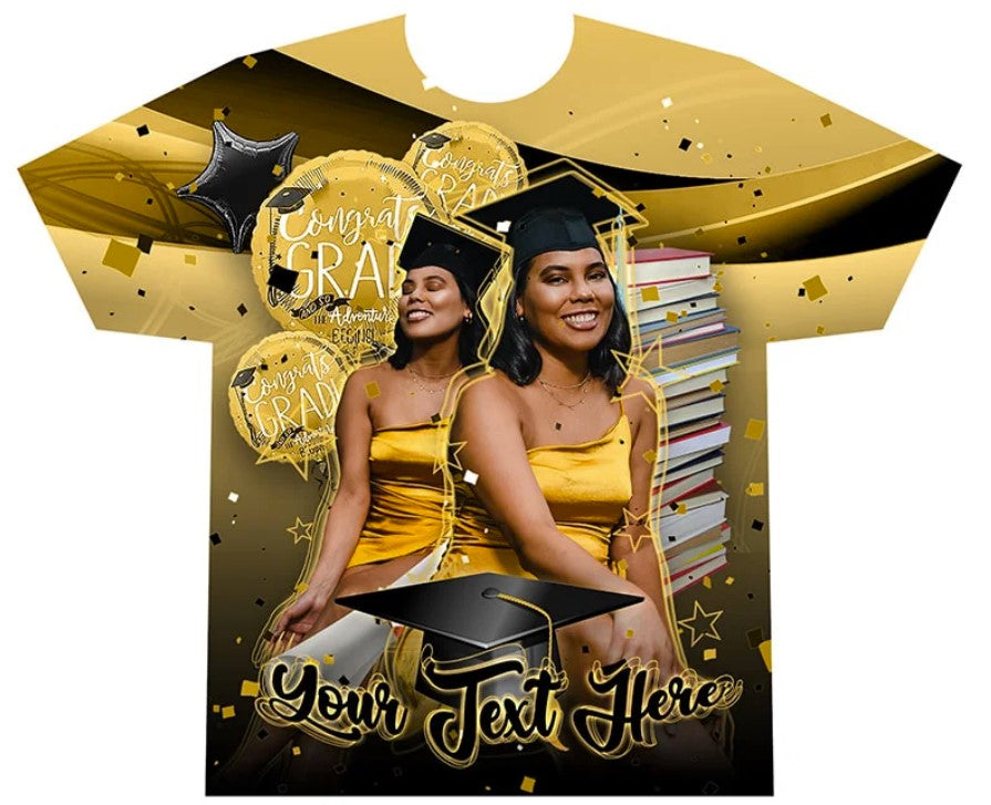 Customized All Over Print T-Shirt - Grad 1